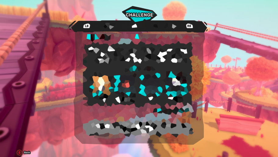 Screenshot du mode Challenge de Temtem