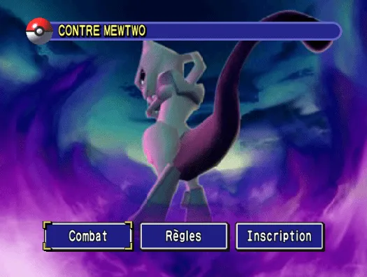 Contre Mewtwo dans Pokémon Stadium