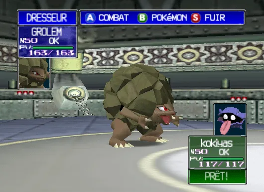 Grolem dans Pokémon Stadium
