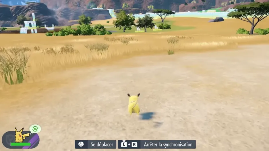 Synchronisation d'un Pikachu